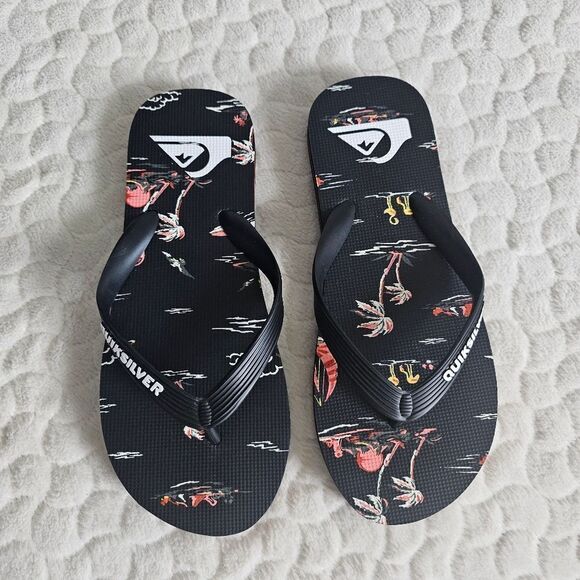 Quicksilver Flip Flops mens 6/7 sandals - Picture 2 of 5